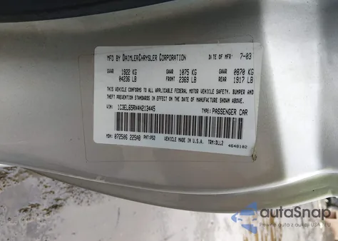 2004 Chrysler Sebring Limited z USA, uszkodzony, nr VIN 1C3EL65RX4N213445